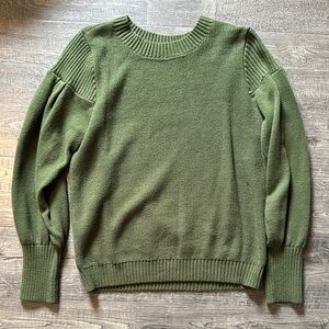 Green LOFT Knit Sweater